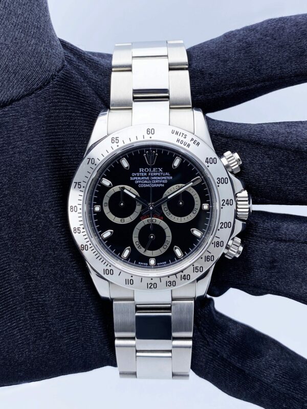 Rolex Daytona 116520 Black Dial Stainless Steel Mens Watch - Image 2