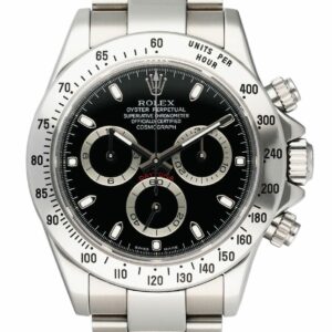 Rolex Daytona 116520 Black Dial Stainless Steel Mens Watch