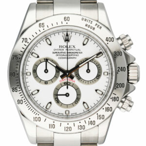 Rolex Daytona 116520 White Dial Stainless Steel Mens Watch