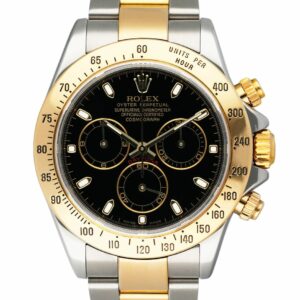 Rolex Daytona 116523 Black Dial Two-Tone Mens Watch