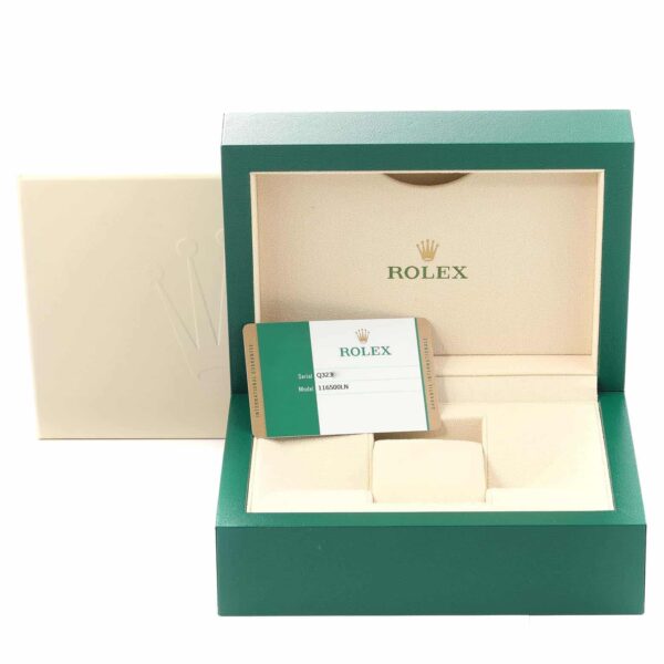 Rolex Daytona Ceramic Bezel Black Dial Steel Mens Watch 116500 Box Card - Image 12