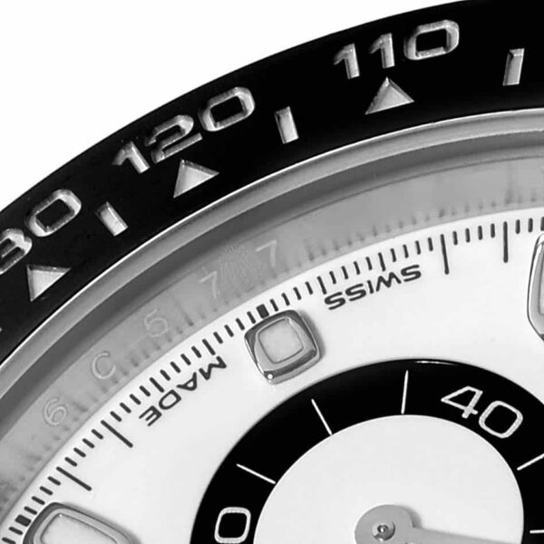 Rolex Daytona Ceramic Bezel White Panda Dial Steel Mens Watch 116500 Box Card - Image 7