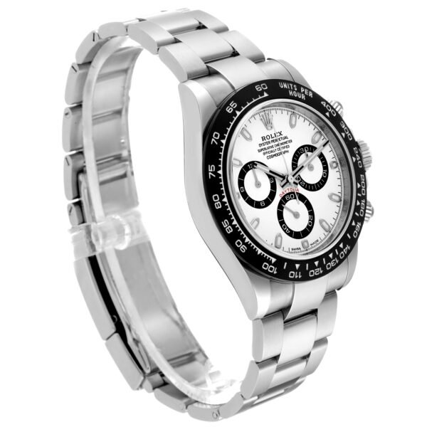 Rolex Daytona Ceramic Bezel White Panda Dial Steel Mens Watch 116500 Box Card - Image 3