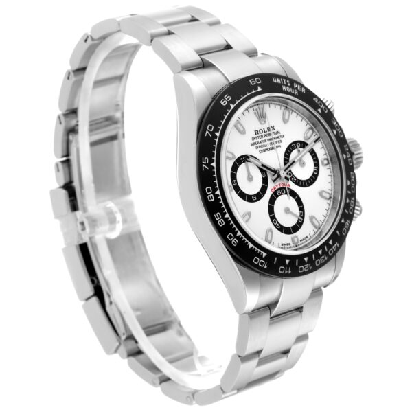 Rolex Daytona Ceramic Bezel White Panda Dial Steel Mens Watch 116500 Box Card - Image 3