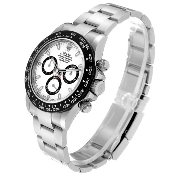 Rolex Daytona Ceramic Bezel White Panda Dial Steel Mens Watch 116500 Box Card - Image 5