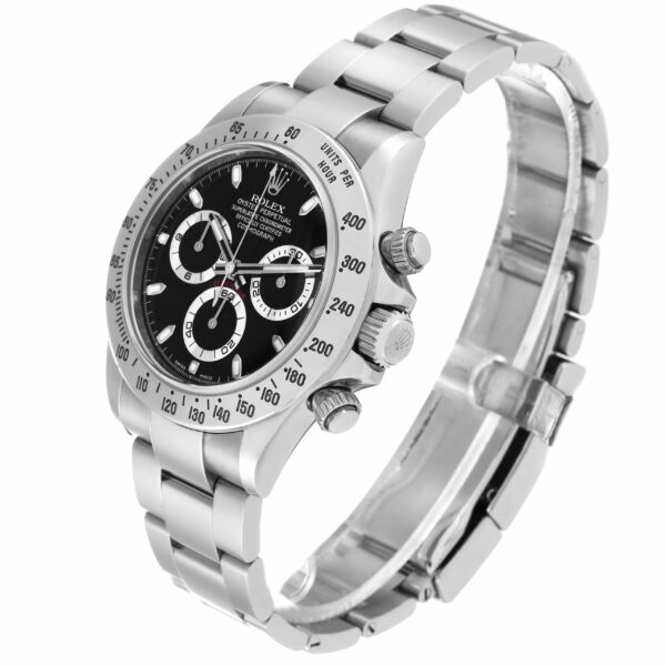 Rolex Daytona Chronograph Black Dial Steel Mens Watch 116520 - Image 5
