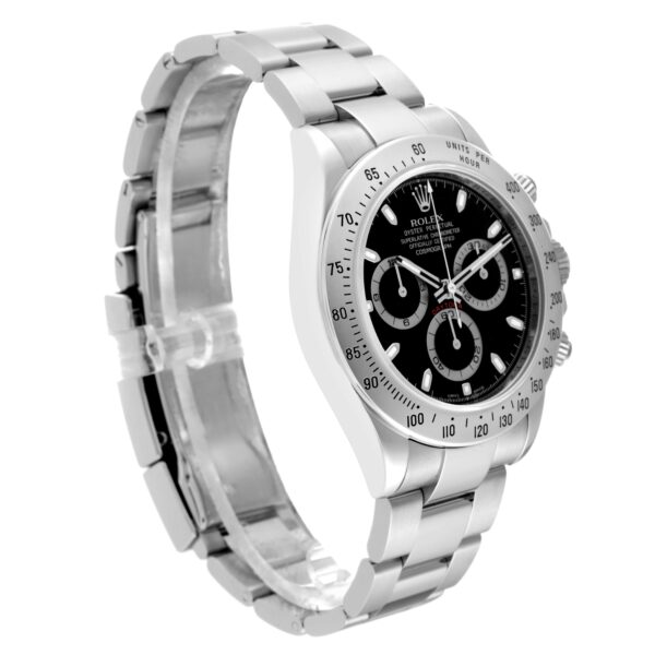 Rolex Daytona Chronograph Black Dial Steel Mens Watch 116520 - Image 4