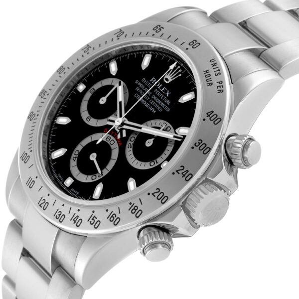 Rolex Daytona Chronograph Black Dial Steel Mens Watch 116520 - Image 6