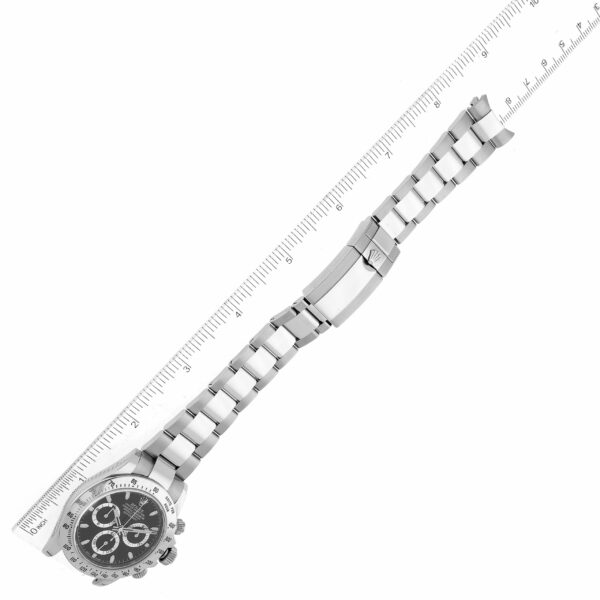 Rolex Daytona Chronograph Black Dial Steel Mens Watch 116520 - Image 11