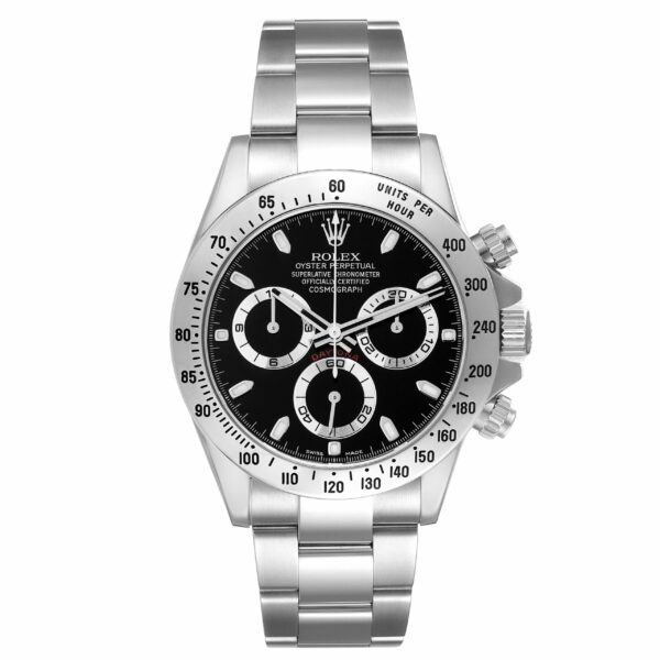 Rolex Daytona Chronograph Black Dial Steel Mens Watch 116520 - Image 2