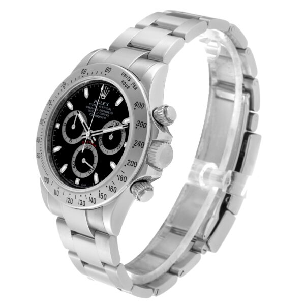 Rolex Daytona Chronograph Black Dial Steel Mens Watch 116520 - Image 5
