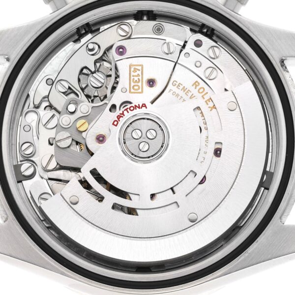 Rolex Daytona Chronograph Black Dial Steel Mens Watch 116520 Box Card - Image 8