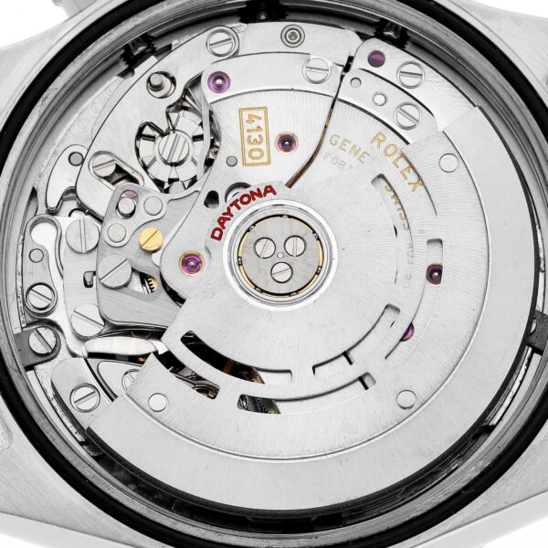 Rolex Daytona Chronograph Black Dial Steel Mens Watch 116520 Box Card - Image 9