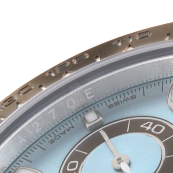 Rolex Daytona Ice Blue Dial Platinum Chronograph Mens Watch 116506 Unworn - Image 6