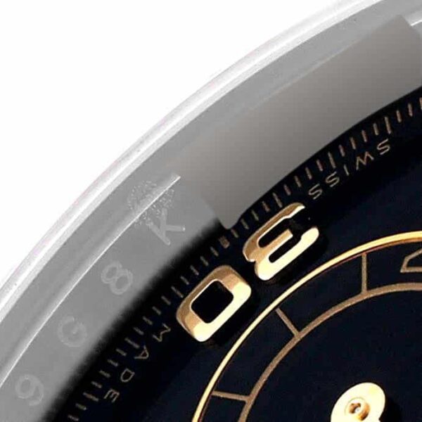 Rolex Daytona Steel Yellow Gold Black Diamond Dial Mens Watch 116503 Box Card - Image 6