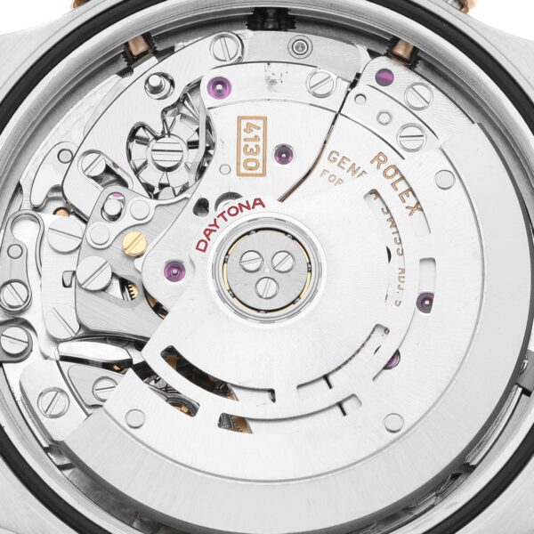 Rolex Daytona Steel Yellow Gold Black Diamond Dial Mens Watch 116503 Box Card - Image 8