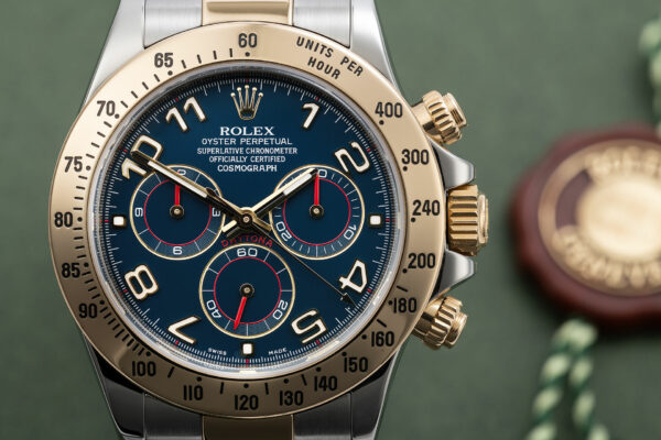 Rolex Daytona Steel Yellow Gold Blue Racing Dial Mens Watch 116523 - Image 3