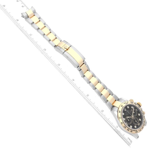 Rolex Daytona Steel Yellow Gold Diamond Mens Watch 116503 Box Card - Image 9