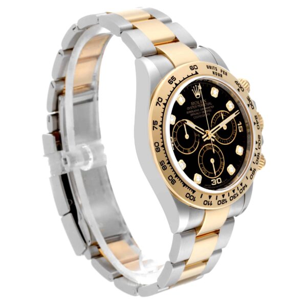 Rolex Daytona Steel Yellow Gold Diamond Mens Watch 116503 Box Card - Image 3