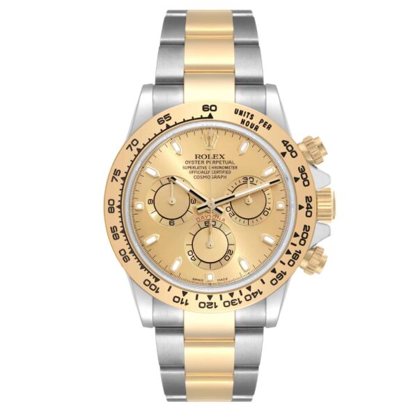 Rolex Daytona Steel Yellow Gold Mens Watch 116503 Box Card - Image 2