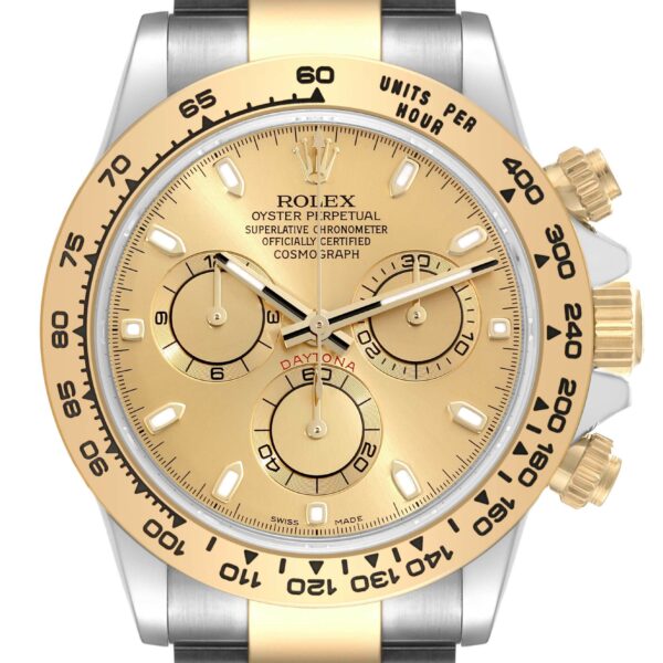 Rolex Daytona Steel Yellow Gold Mens Watch 116503 Box Card