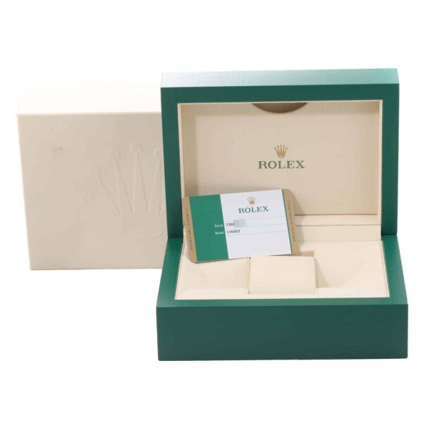Rolex Daytona Steel Yellow Gold Mens Watch 116503 Box Card - Image 11