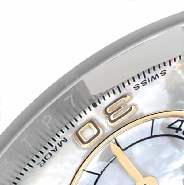 Rolex Daytona Steel Yellow Gold Mother Of Pearl Diamond Mens Watch 116503 Unworn NOS - Image 6