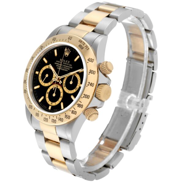 Rolex Daytona Steel Yellow Gold Zenith Movement Mens Watch 16523 - Image 6