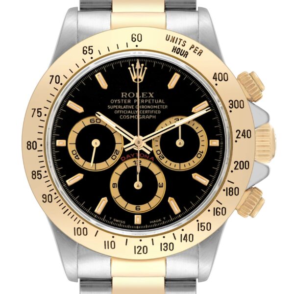 Rolex Daytona Steel Yellow Gold Zenith Movement Mens Watch 16523