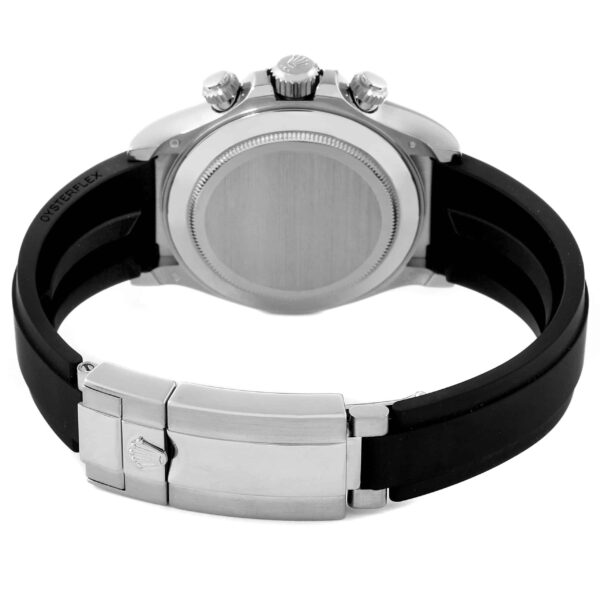 Rolex Daytona White Gold Grey Dial Oysterflex Mens Watch 116519 - Image 9