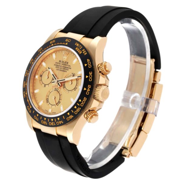 Rolex Daytona Yellow Gold Champagne Dial Mens Watch 116518 Box Card - Image 4