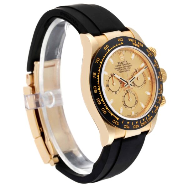 Rolex Daytona Yellow Gold Champagne Dial Mens Watch 116518 Box Card - Image 3