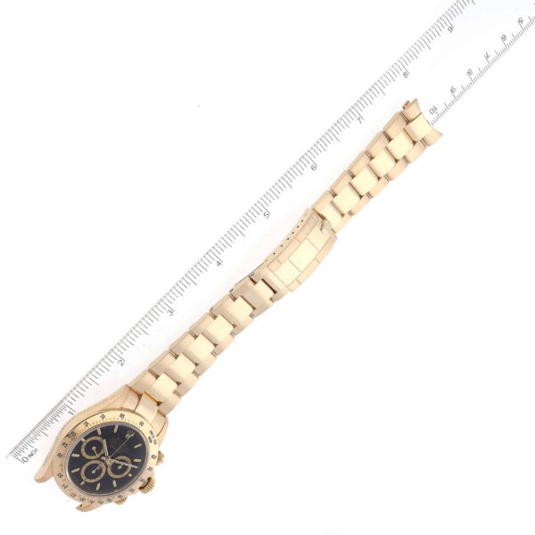 Rolex Daytona Yellow Gold Chronograph Mens Watch 16528 - Image 10