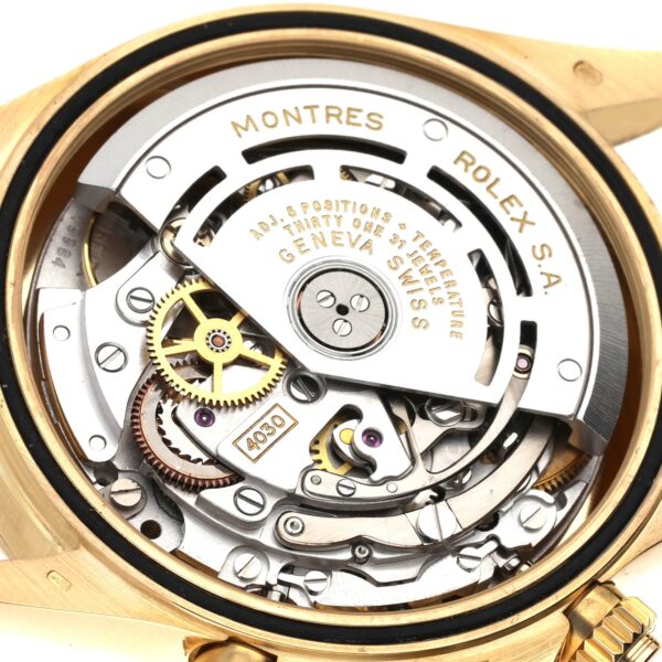 Rolex Daytona Yellow Gold Inverted 6 Diamond Dial Mens Watch 16528 - Image 8