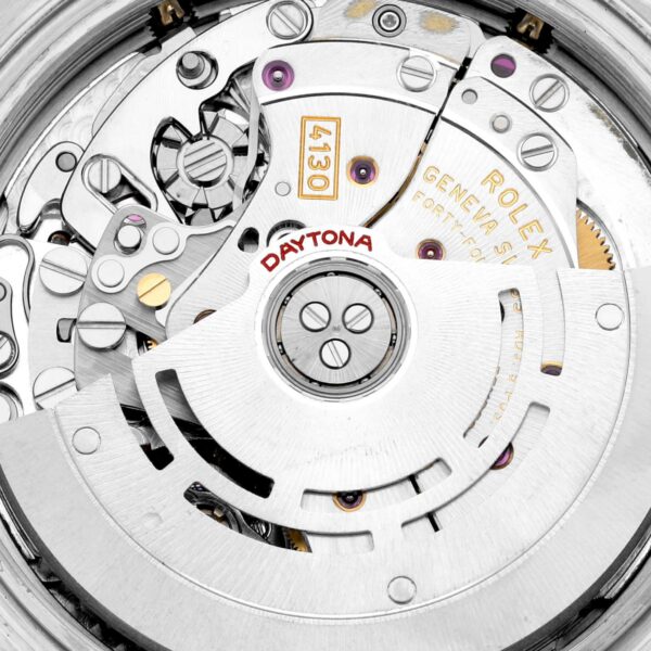 Rolex Daytona Yellow Gold Steel Mother of Pearl Diamond Mens Watch 116523 - Image 8