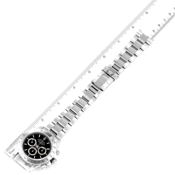 Rolex Daytona Zenith Movement Black Dial Steel Mens Watch 16520 - Image 10