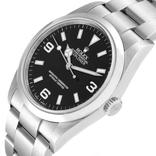 Rolex Explorer I Black Dial Steel Mens Watch 114270 - Image 6