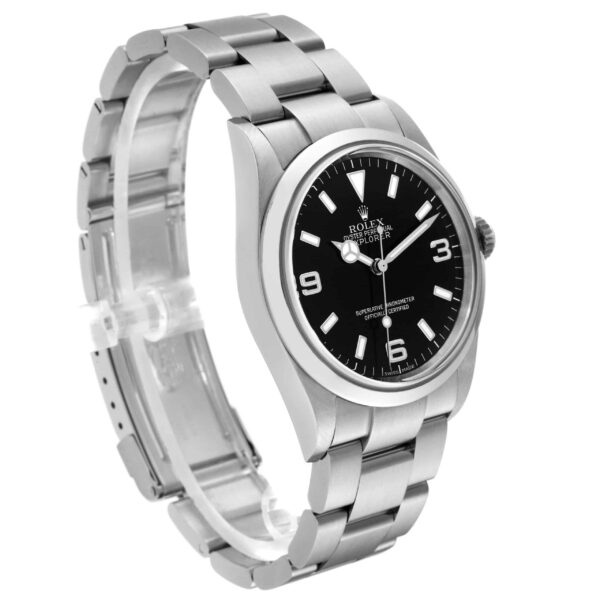 Rolex Explorer I Black Dial Steel Mens Watch 114270 - Image 5