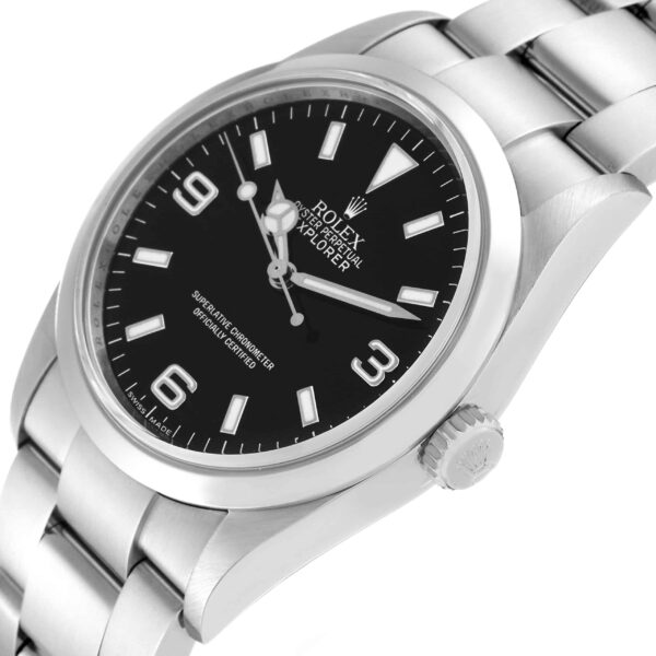 Rolex Explorer I Black Dial Steel Mens Watch 114270 - Image 5