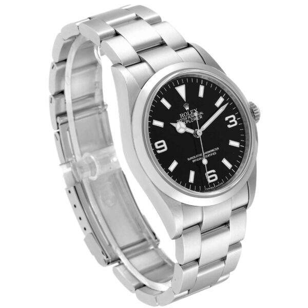 Rolex Explorer I Black Dial Steel Mens Watch 114270 - Image 3