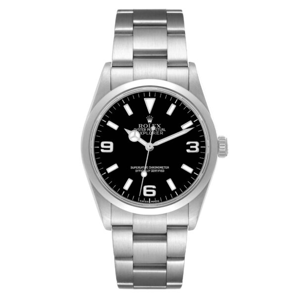 Rolex Explorer I Black Dial Steel Mens Watch 114270 - Image 3