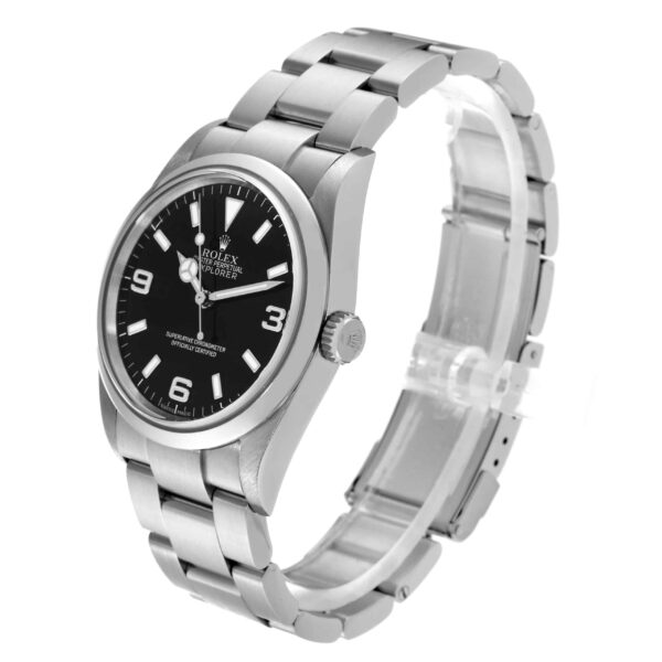 Rolex Explorer I Black Dial Steel Mens Watch 114270 - Image 6