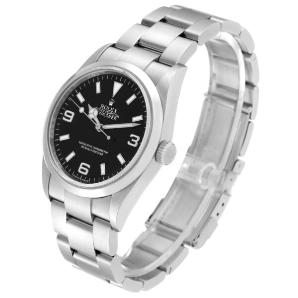 Rolex Explorer I Black Dial Steel Mens Watch 114270 - Image 4