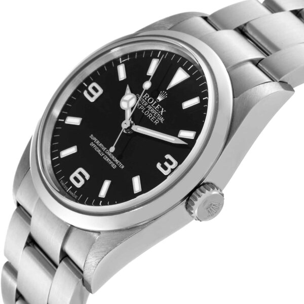 Rolex Explorer I Black Dial Steel Mens Watch 114270 - Image 7