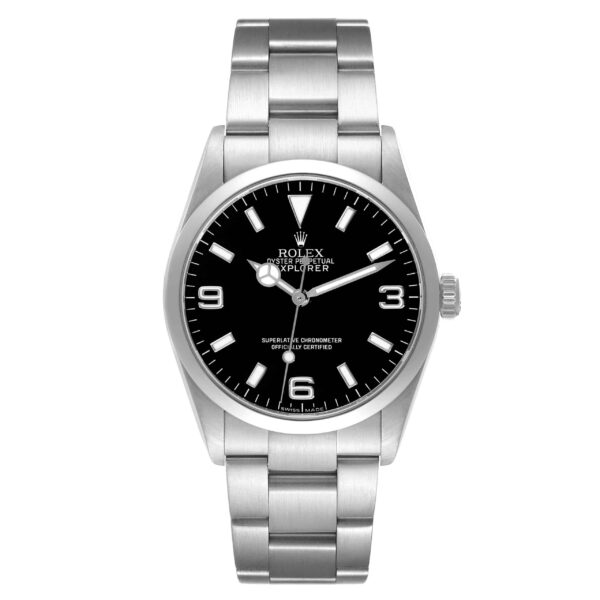 Rolex Explorer I Black Dial Steel Mens Watch 114270 - Image 2