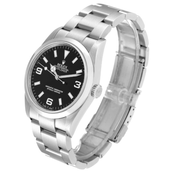 Rolex Explorer I Black Dial Steel Mens Watch 114270 - Image 5