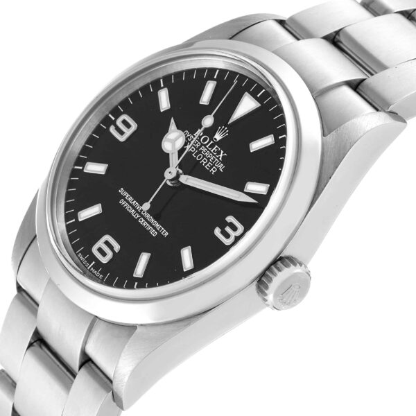 Rolex Explorer I Black Dial Steel Mens Watch 114270 Papers - Image 7