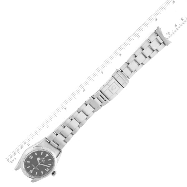 Rolex Explorer I Black Dial Steel Mens Watch 14270 Papers - Image 10