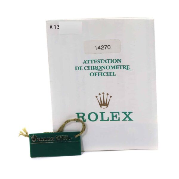 Rolex Explorer I Black Dial Steel Mens Watch 14270 Papers - Image 12