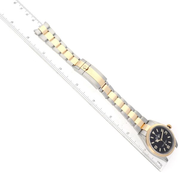 Rolex Explorer I Steel Yellow Gold Black Dial Mens Watch 124273 Box Card - Image 11